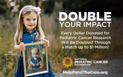 National Pediatric Cancer Foundation Kicks Off Childhood Cancer Awareness Month with $1 Million Donation Match Announcement