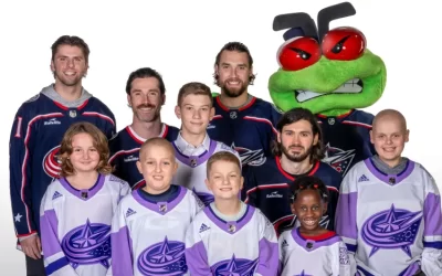 Pediatric cancer heroes form quick bond with CBJ players