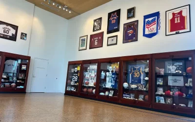 300-piece collection of autographed sports memorabilia raising money for pediatric cancer